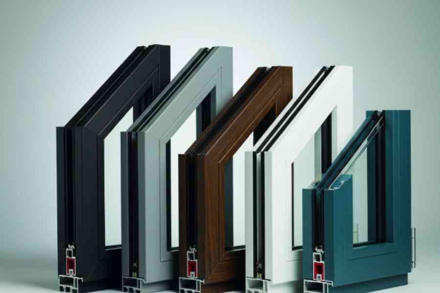 Ventanas de aluminio o PVC en diferentes colores